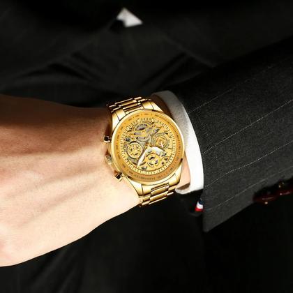 Imagem de Relógio Masculino Nibosi 2385 Cronógrafo Funcional Original