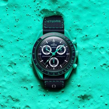 Relógio Masculino Omega x Swatch MoonSwatch Mission on Earth Polar