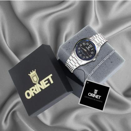 Imagem de Relógio Masculino Orinet Original Prova D'água Luxo