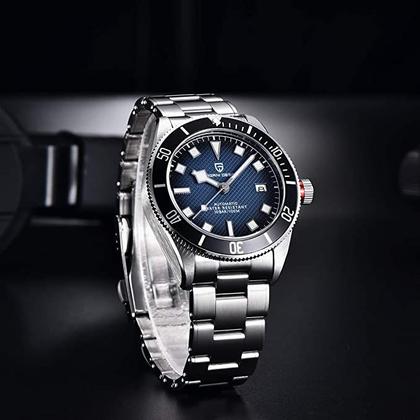 Imagem de Relógio masculino Pagani Design Black Bay 58 automático, relógio masculino casual de negócios, à prova d'água, 100 m, bi