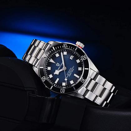 Imagem de Relógio masculino Pagani Design Black Bay 58 automático, relógio masculino casual de negócios, à prova d'água, 100 m, bi