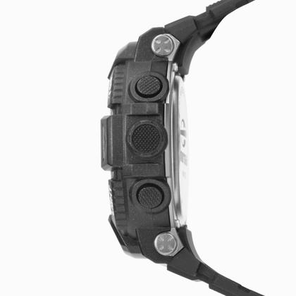 Imagem de Relógio Masculino Preto Digital com Pulseira de Silicone à Prova D Água Shock Tático Militar Esportivo Urbano Casual Mormaii
