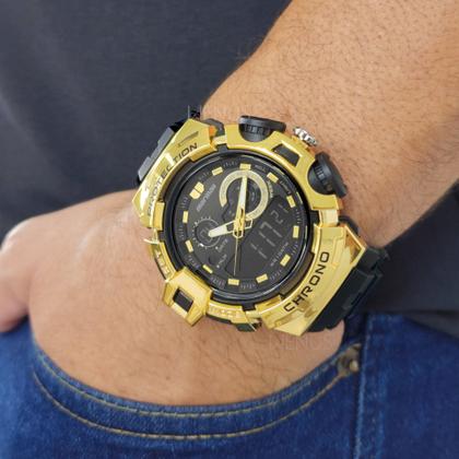 Imagem de Relógio Masculino Pulso Mormaii Anadigi Esportivo Original