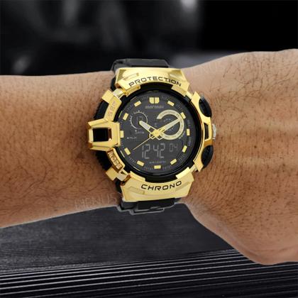 Imagem de Relógio Masculino Pulso Mormaii Anadigi Esportivo Original