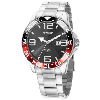 Imagem de Relógio  Masculino Seculus Prata - 44012G0SVNA1