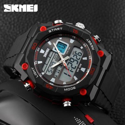 Imagem de Relógio Masculino Skmei 1092 Esportivo AnaDigi Original Led