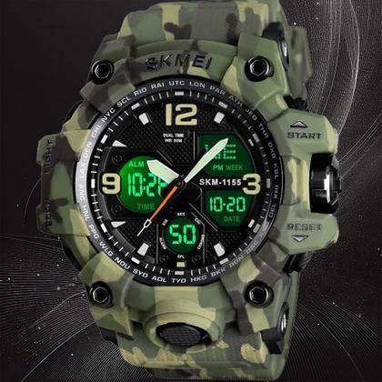Imagem de Relógio Masculino Skmei 1155b Digital Esporte Militar A Prova Dágua 50m Shock