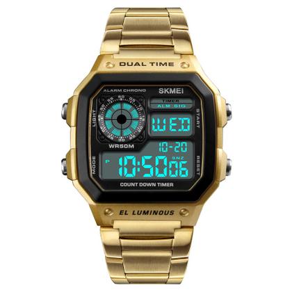 Imagem de Relógio Masculino Skmei 1335 Esportivo Digital Quadrado Led