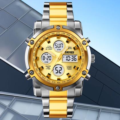 Imagem de Relógio Masculino Skmei 1389 Á Prova Dágua 30m Digital Esporte Luxo