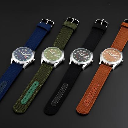 Imagem de Relógio Masculino Skmei 9112 Original Analógico Resistente à Água 30m Aço Inoxidável Pulseira Nylon