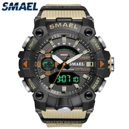 Imagem de Relógio Masculino Smael 8040 Militar Tático Shock Esportivo