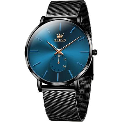 Imagem de Relógio Masculino Social Ultra Fino De Luxo Slim Analógico
