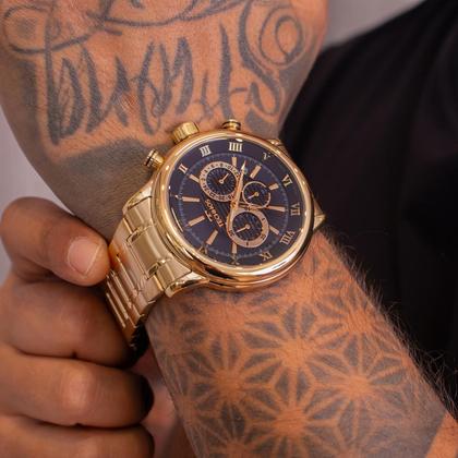 Imagem de Relógio Masculino Technos Analógico GrandTech Dourado JS25BBA/1P