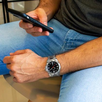 Imagem de Relógio Masculino Technos Analógico Prata 2115MYK/1P