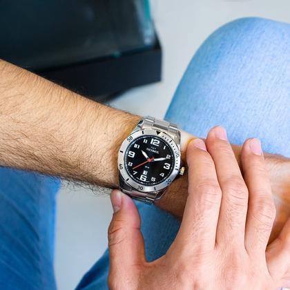 Imagem de Relógio Masculino Technos Analógico Prata 2115MYK/1P