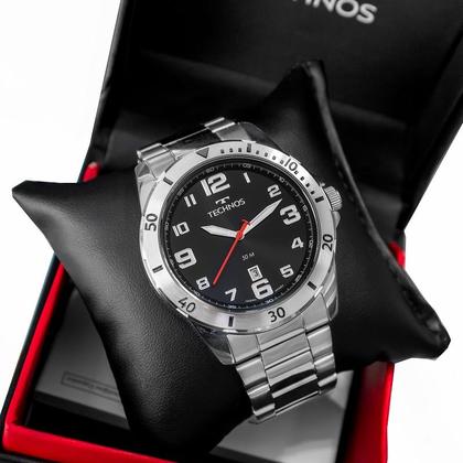 Imagem de Relógio Masculino Technos Analógico Prata 2115MYK/1P