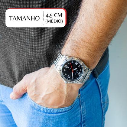 Imagem de Relógio Masculino Technos Analógico Prata 2115MYK/1P