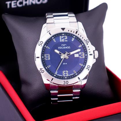 Imagem de Relógio Masculino Technos Analógico Prata Militar 2115MYN/1A