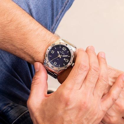 Imagem de Relógio Masculino Technos Analógico Prata Militar 2115MYN/1A