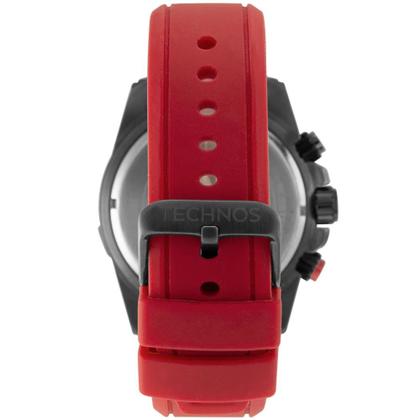 Imagem de Relogio Masculino Technos Analógico Ts Carbon Preto Vermelho JS15FS/2P