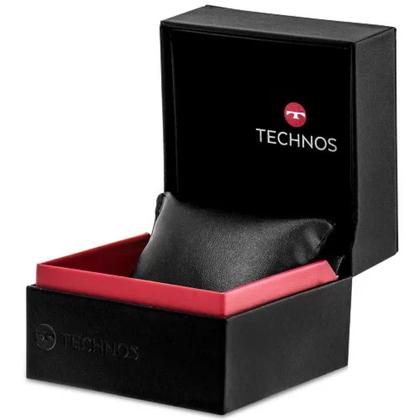 Imagem de Relógio Masculino Technos Militar Prateado Aprova Dágua 4,5
