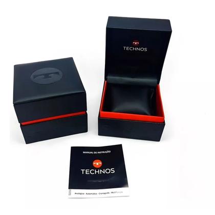 Imagem de Relógio Masculino Technos Original 2350AM1A Pulseira Metal Prata