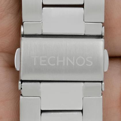 Imagem de Relógio Masculino Technos Performance Racer Prata Preto Original Resistente à Água RT2117LCYS1R