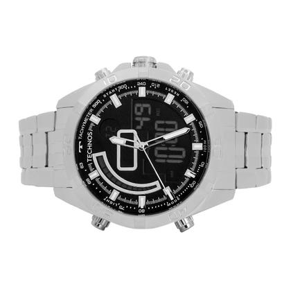 Imagem de Relógio Masculino Technos Prata Tachymeter Analógico Digital Original Resistente à Água RT3496AB1K