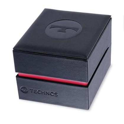 Imagem de Relógio Masculino Technos Racer Performance Dourado Aço Inoxidável 5 ATM Analógico Data 2117LBO/4P