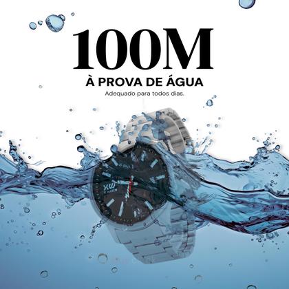 Imagem de Relógio Masculino X-Watch Prata Xteel Sport Original Prova D'água Garantia 1 ano