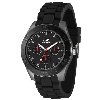 Imagem de Relogio Masculino Xwatch Preto Esportivo Silicone Original Xmppm022 P1px