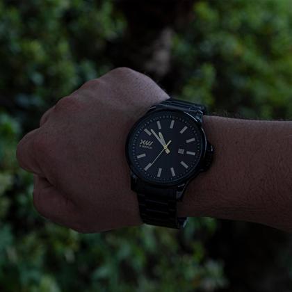 Imagem de Relógio Masculino XWatch XTEEL Preto Aço Mostrador Preto Original Resistente à Água XMNS1009P1PX
