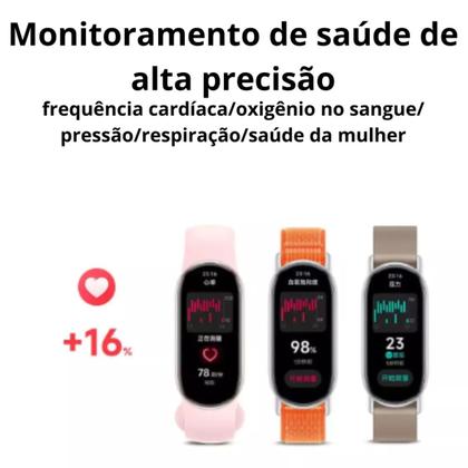 Imagem de Relógio Mi Band 9 Xiaomi Global Lançamento Top Original