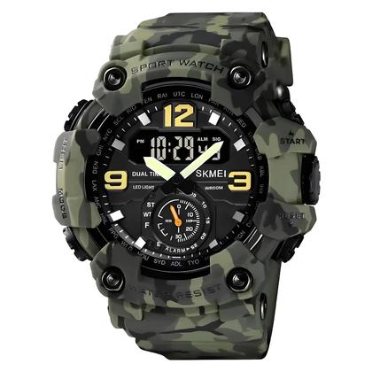 Imagem de Relógio Militar À Prova d'Água Para Homens SKMEI 1637 Com Display LED, Resistente a Impactos,