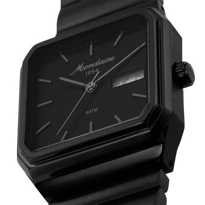 Relógio Mondaine 70 Anos Masculino Anadigi Preto 32889GPMVPA3
