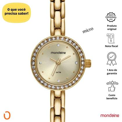 Imagem de Relógio Mondaine Feminino Analógico 32497LPMVDM1 D Micro C P