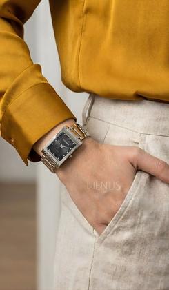 Imagem de Relógio Mondaine Feminino Analógico Quartz Vintage E Elegante Quadrado Pequeno Prateado Pulseira Em Aço Inoxidável Resistente Á Água Original