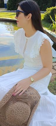 Imagem de Relógio Mondaine Feminino Original Dourado À Prova D'Água com NF + Pulseira 608D