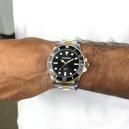 Imagem de Relógio Mondaine Pulso Masculino Bicolor Analógico Original