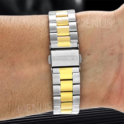 Imagem de Relógio Mondaine Pulso Masculino Bicolor Analógico Original