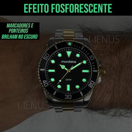Imagem de Relógio Mondaine Pulso Masculino Bicolor Analógico Original