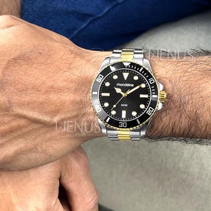 Imagem de Relógio Mondaine Pulso Masculino Bicolor Analógico Original
