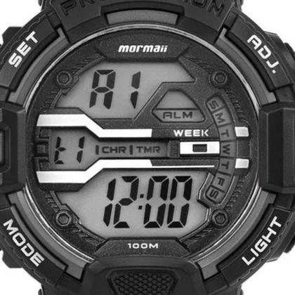 Imagem de Relógio Mormaii Masculino Action Preto - MO1102D/8P