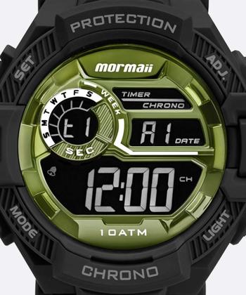 Imagem de Relógio Mormaii Masculino Action Preto - Mo1134ab/8v