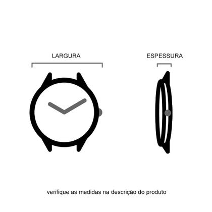 Imagem de Relógio MORMAII masculino analógico preto amarelo MO6P05/8P