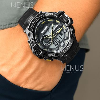 Imagem de Relógio Mormaii Masculino De Pulso Analógico Digital Prova DÁgua 100 Metros Original