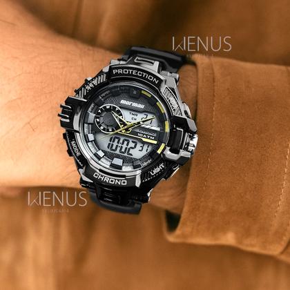 Imagem de Relógio Mormaii Masculino De Pulso Analógico Digital Prova DÁgua 100 Metros Original