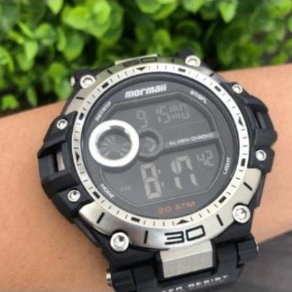 Imagem de Relógio Mormaii Masculino Digital Preto - MO14073AC/8P