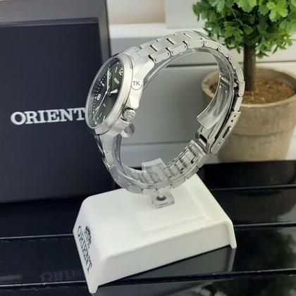 Imagem de Relogio orient analogico verde metal prata fbss1159 e2sx