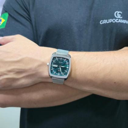 Imagem de Relógio Orient Automático Mesh Prateado F49SS030NH E1SX